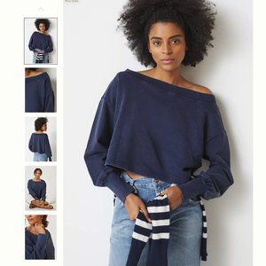 Daily Practice by Anthropologie Wide-Neck Sweatshirt